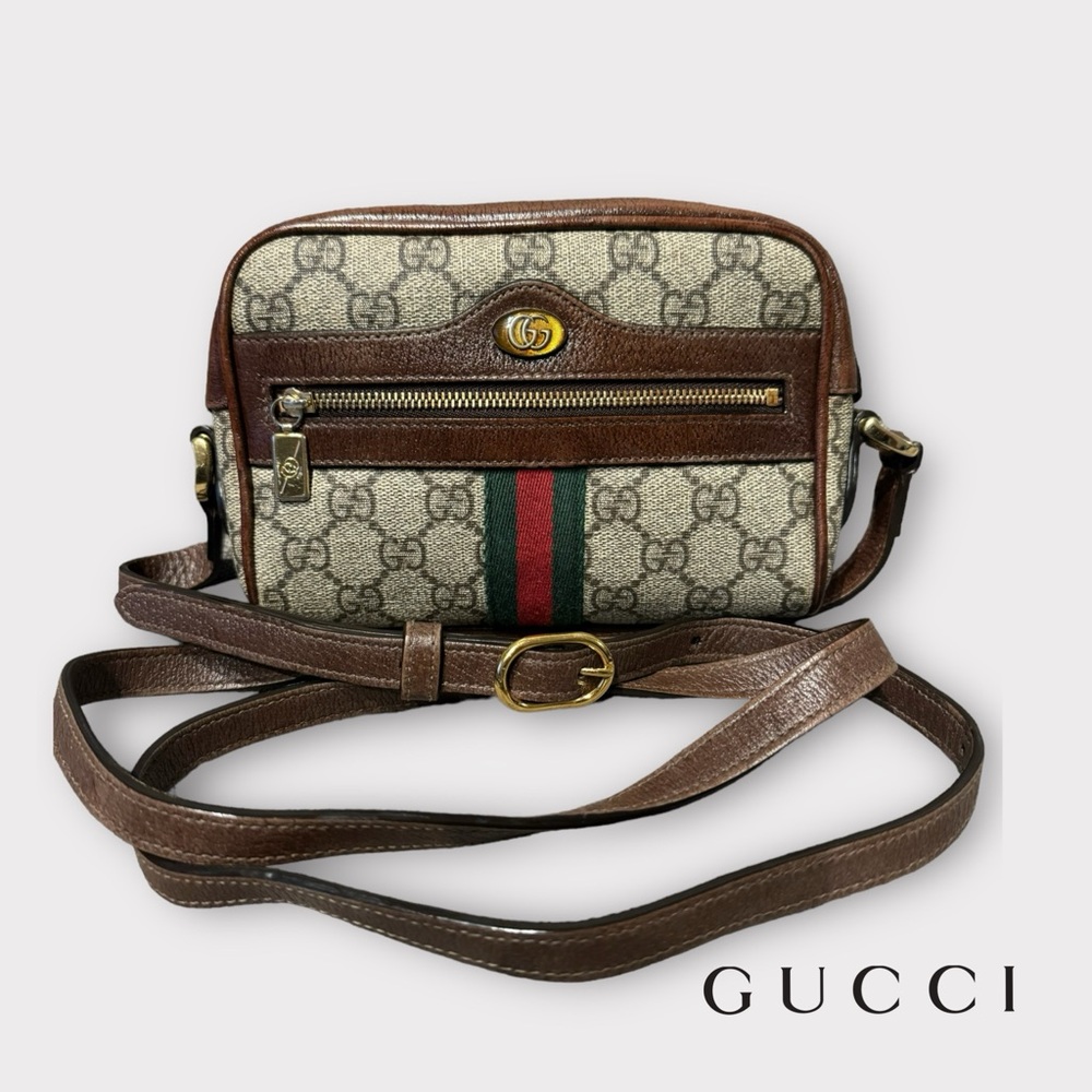 GUCCI OPHIDIA GG SUPREME MINI BAG